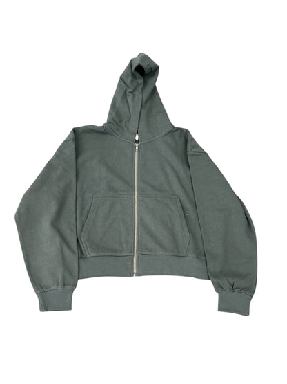 Heavy Terry Crop Zipper Hoodie