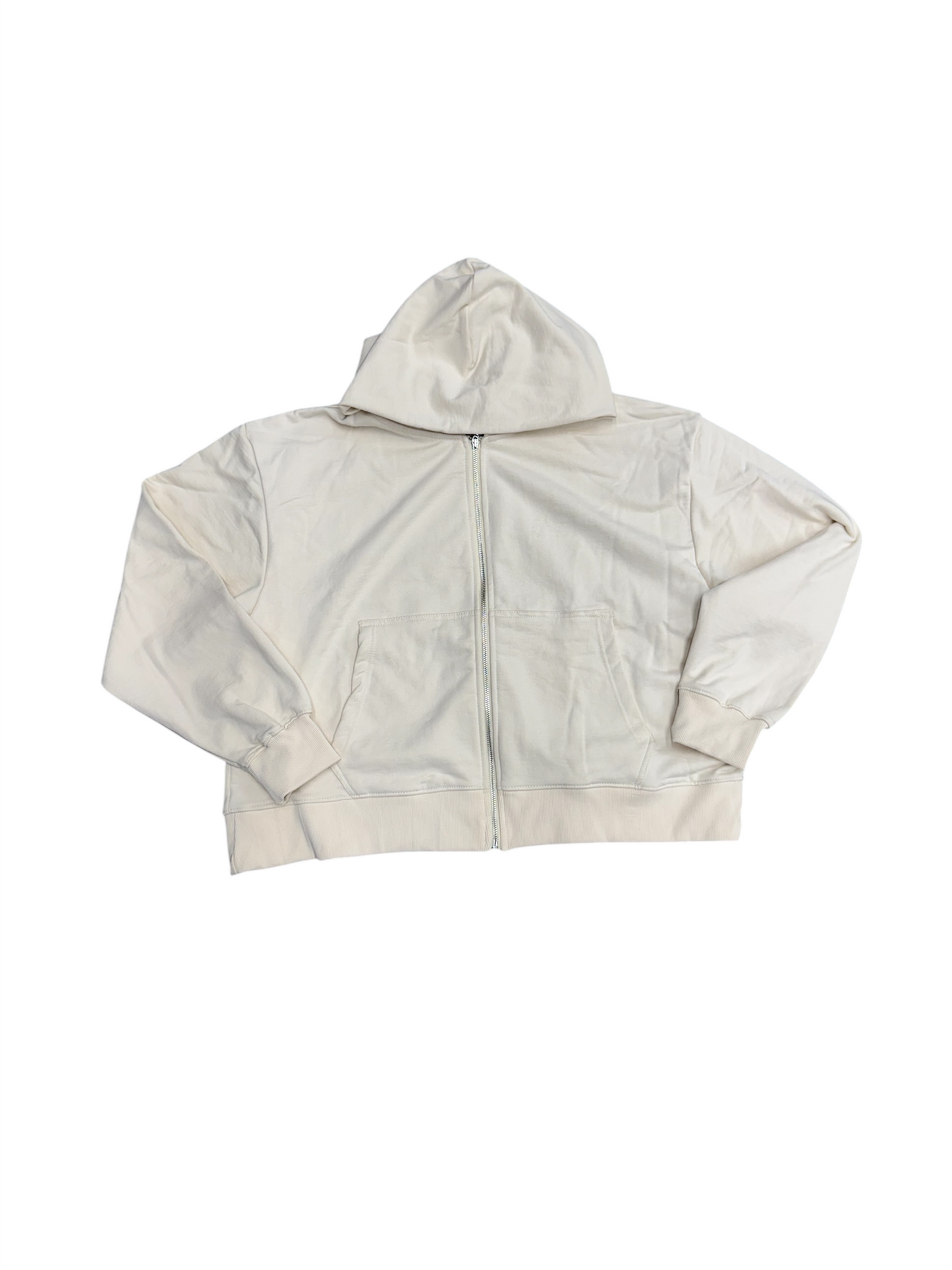 Heavy Terry Crop Zipper Hoodie