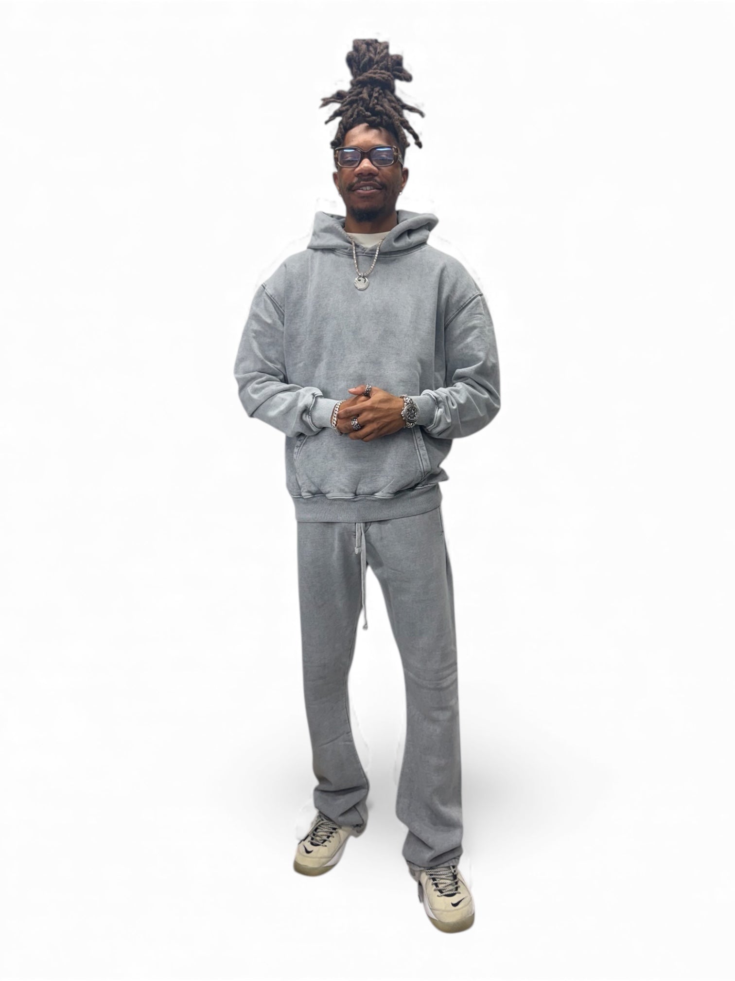 Grey Sun-Dried Flare Set