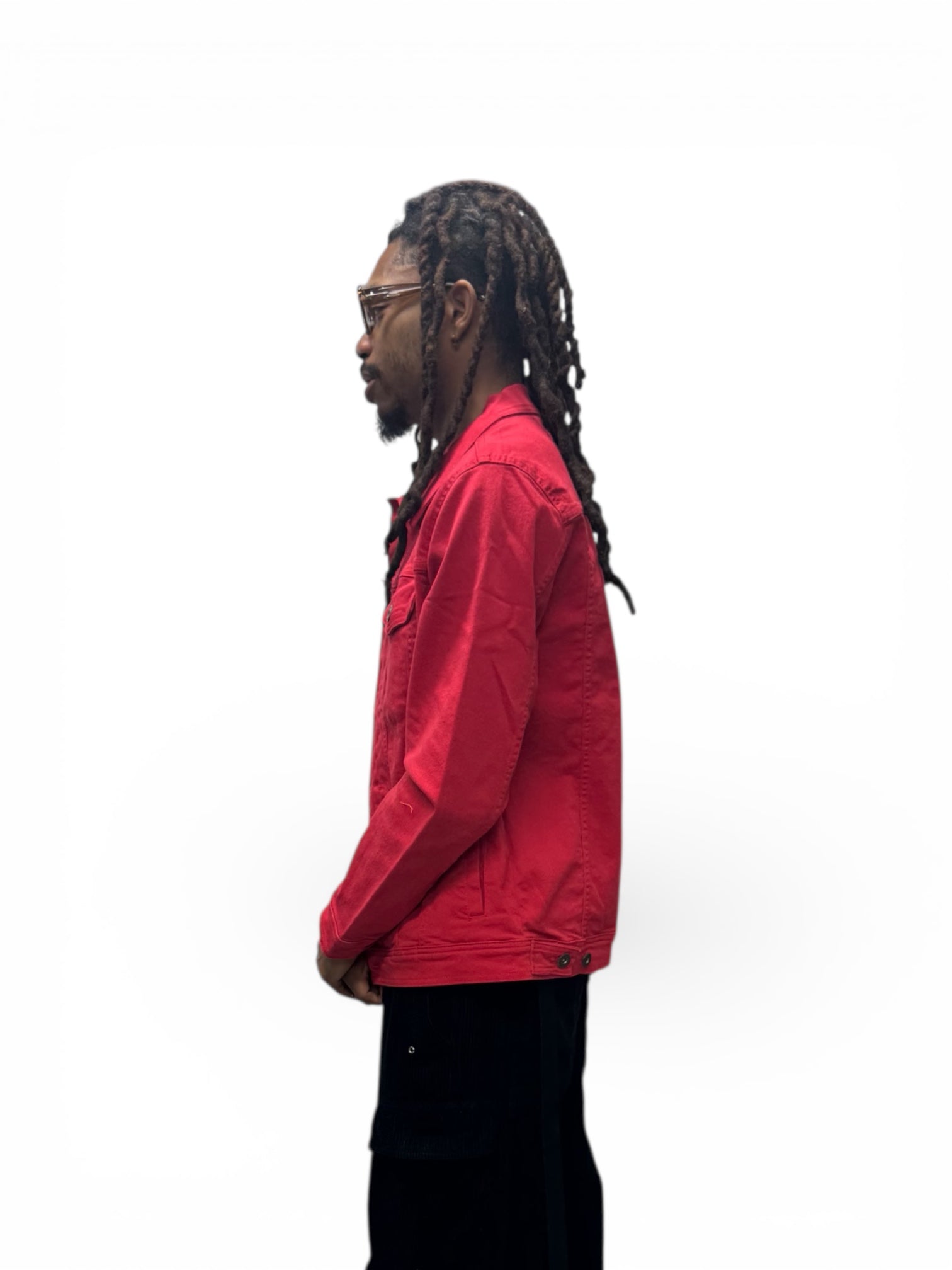 Jean Jacket - Red