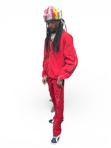 Red Zipper track suit